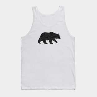 Grizzly Bear Silhouette(s) Tank Top